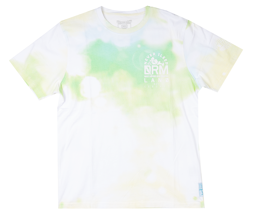 DREAMLAND TIE DYE T-SHIRT YELLOW - D2302C0786