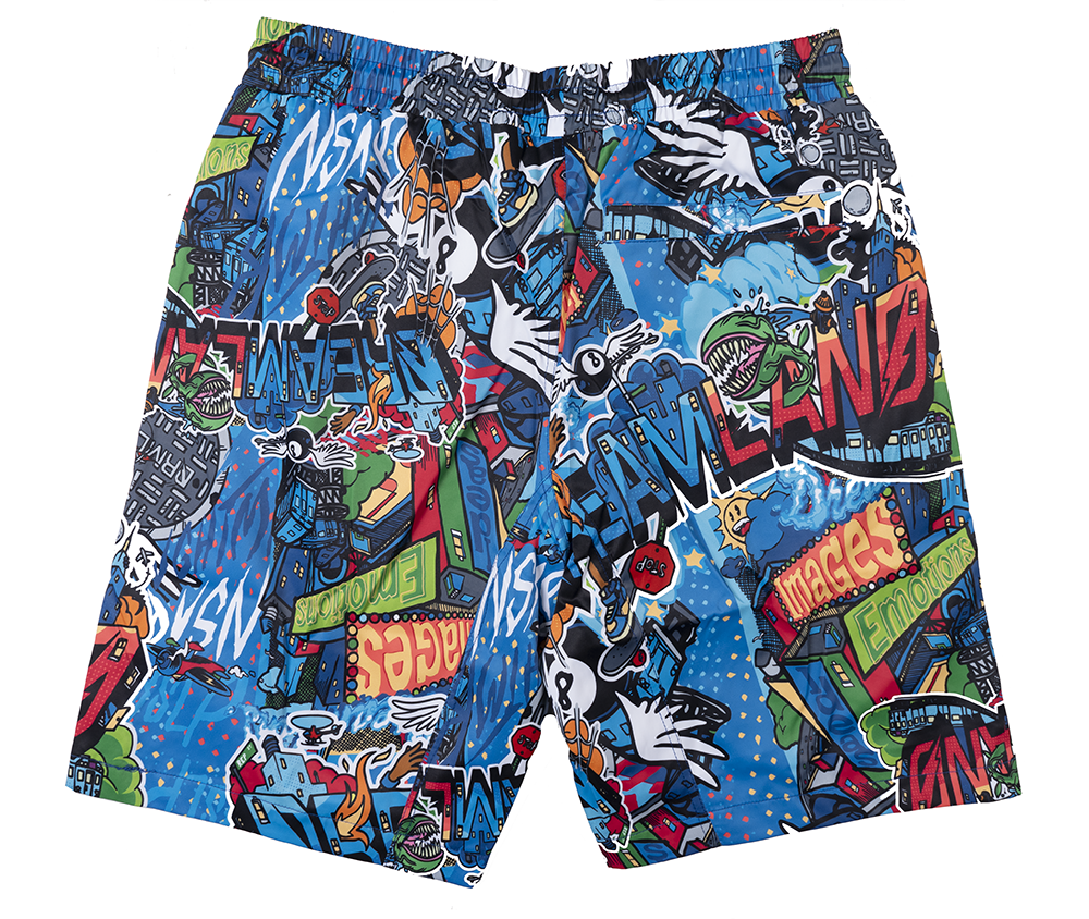 DREAMLAND BOARD SHORTS MULTI - D2305B0826