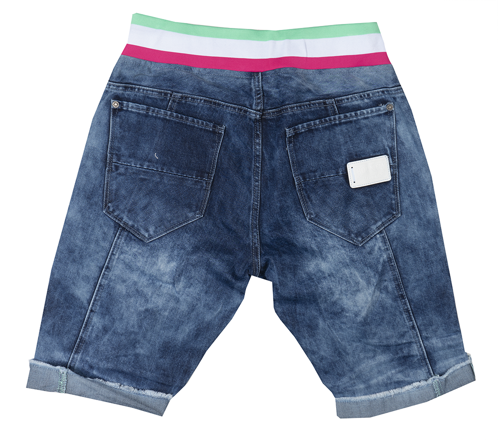 BORN FLY DENIM SHORTS MED STONE WASH - 1904D3405