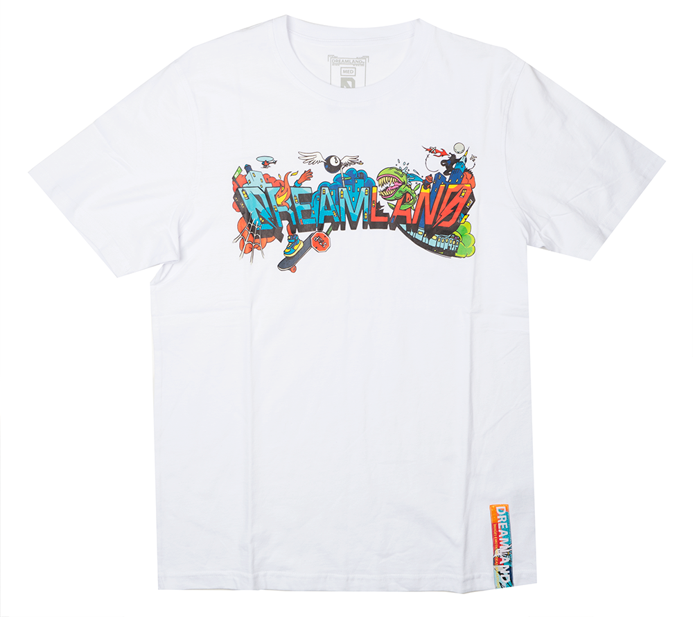 DREAMLAND CITY T-SHIRT WHITE - D2305C0825