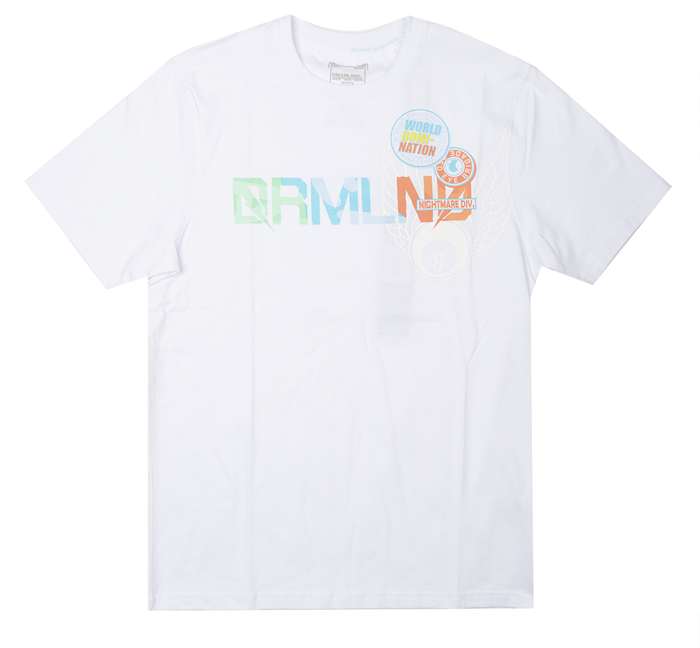 DREAMLAND LOGO T-SHIRT WHITE - D2302C0830