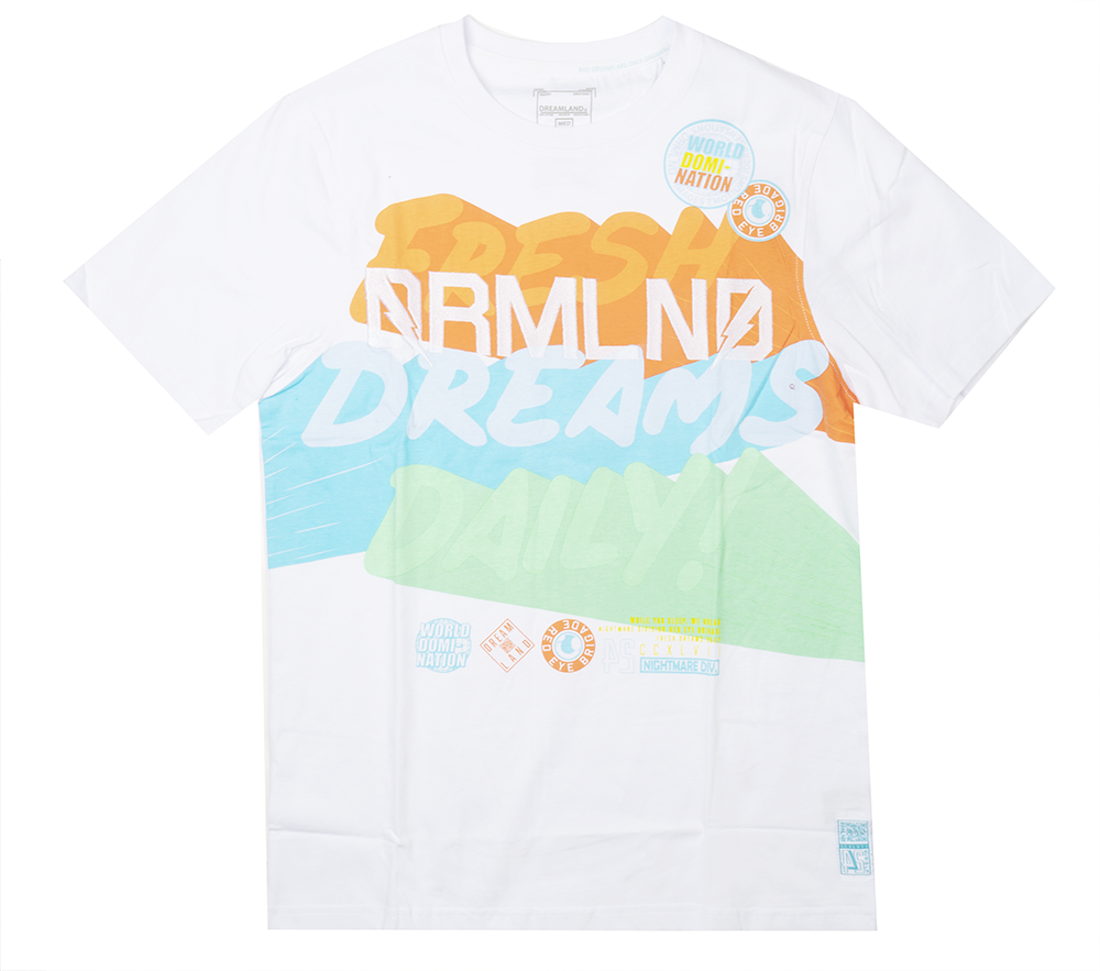 DREAMLAND DREAMS T-SHIRT WHITE - D2302C0776