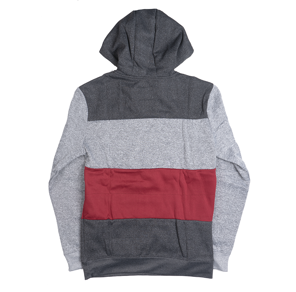 ZOO YORK PANEL HOODIE CORDOVAN - ZY30H32