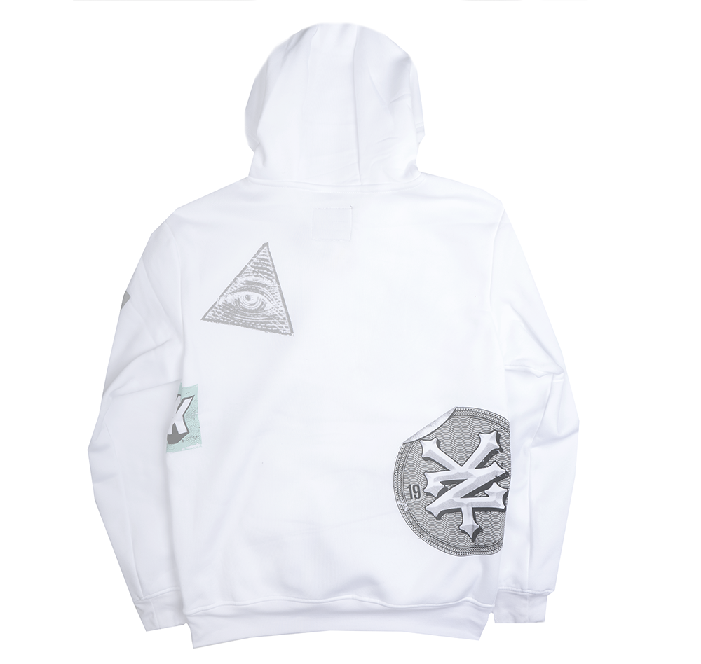 ZOO YORK NYC HOODIE WHITE - ZY31H128