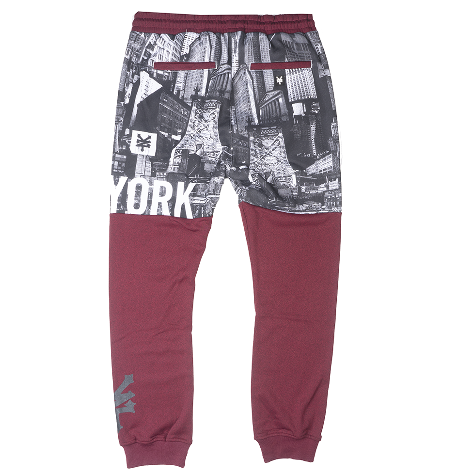 ZOO YORK CITY JOGGER PANTS CORDOVAN HTR - ZY31G115