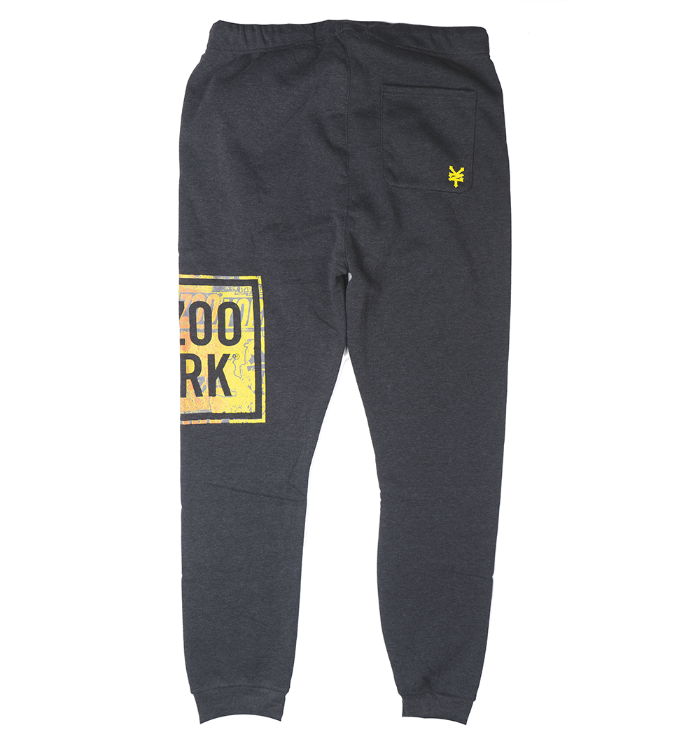 ZOO YORK LOGO JOGGER PANTS CHARCOAL HTR - ZY31G93