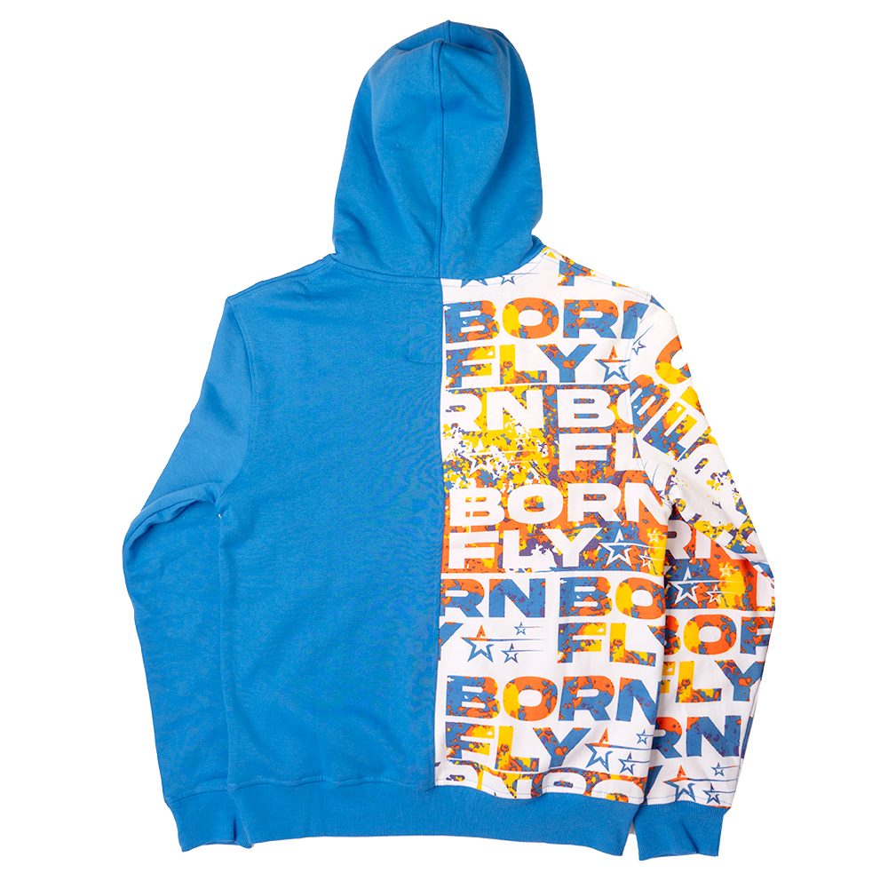 BORN FLY HOODIE ROYAL - B05H2650