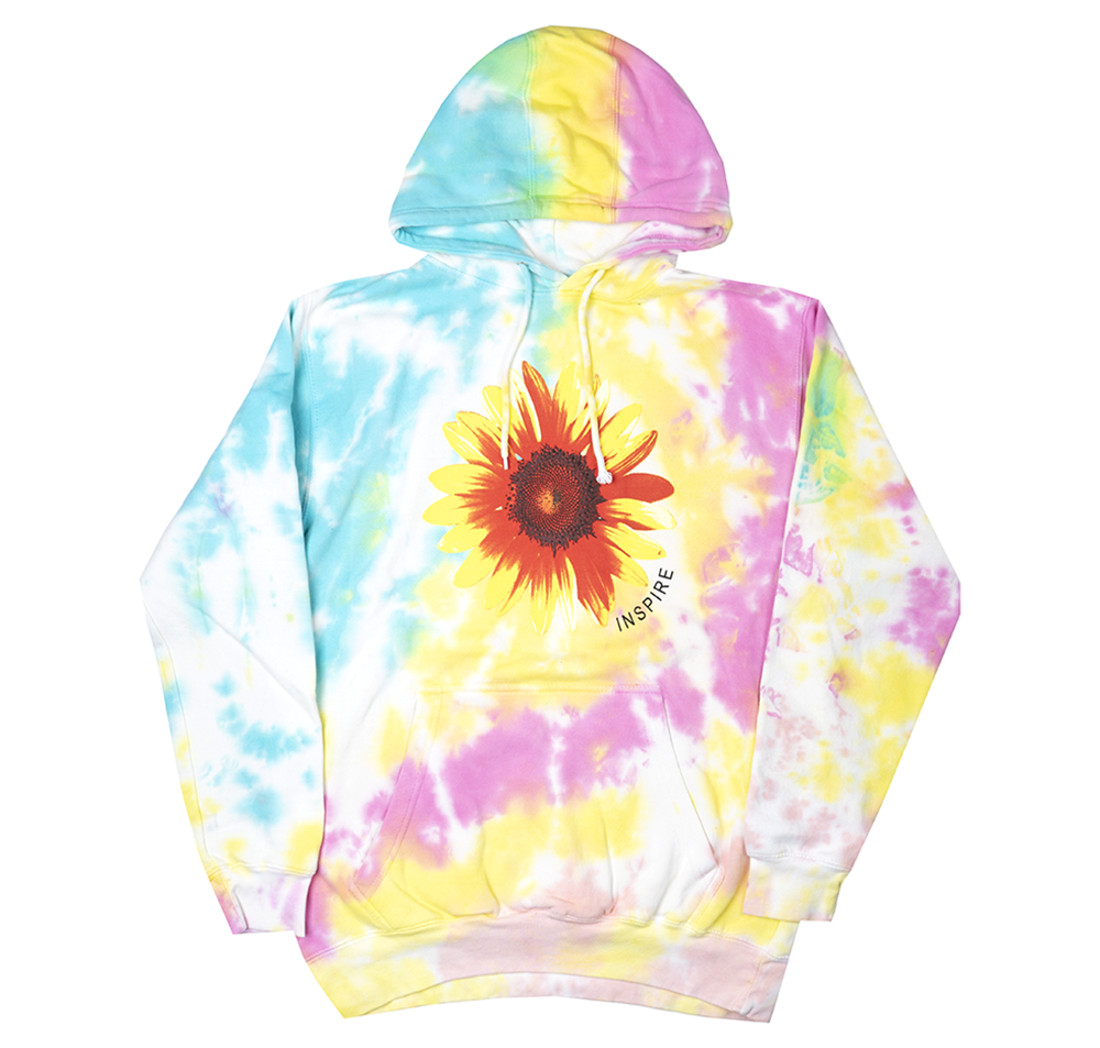 INSPIRE TIE DYE HOODIE MULTI - FNT1310XHX