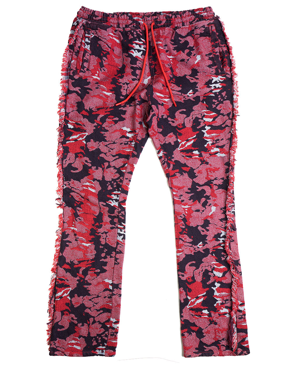 TAKER TAPESTRY SWEATPANTS CAMO RED - T4035