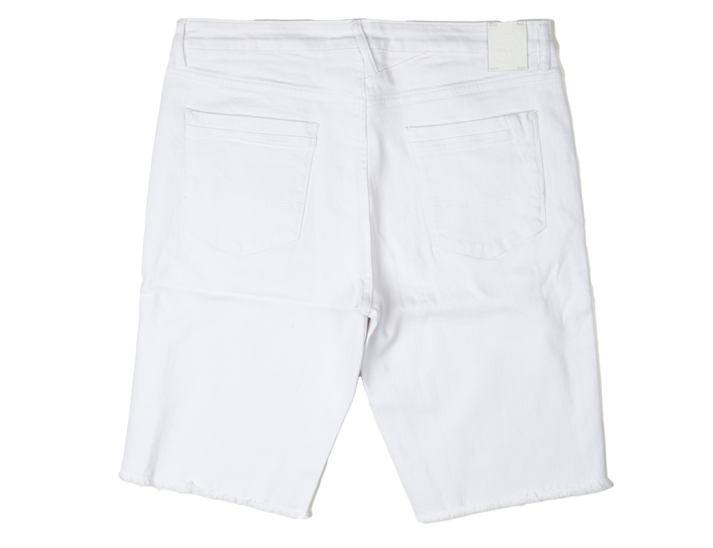 BORN FLY DENIM SHORTS WHITE - 2305D4734