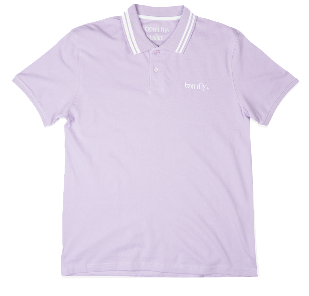 BORN FLY S/S POLO SHIRT ORCHID - 2306P4697