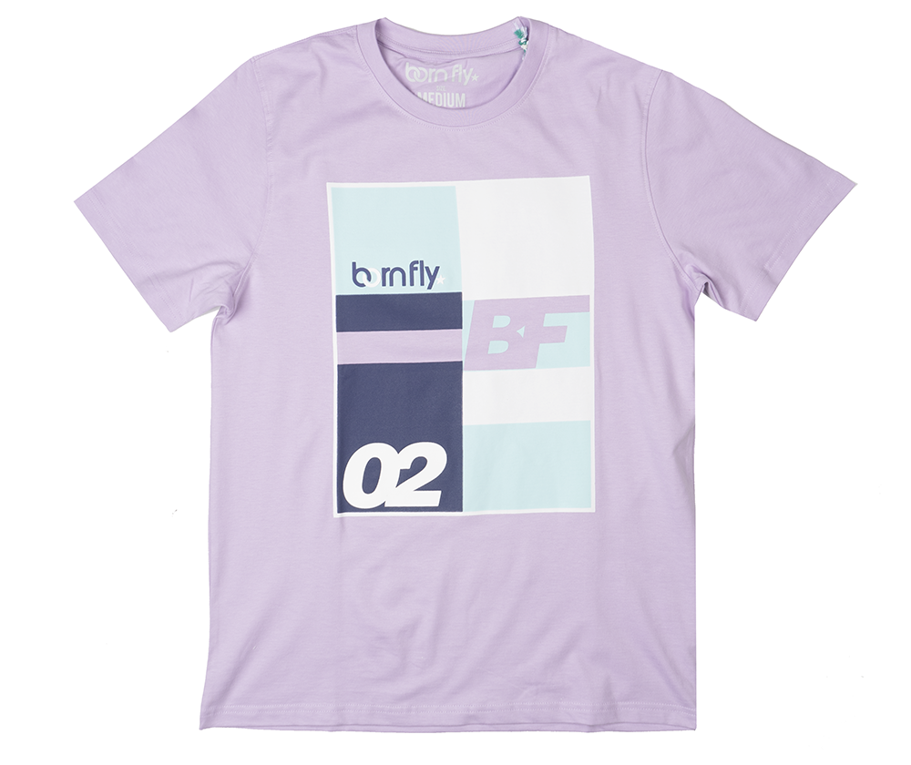 BORN FLY BOX LOGO T-SHIRT ORCHID - 2306T4703