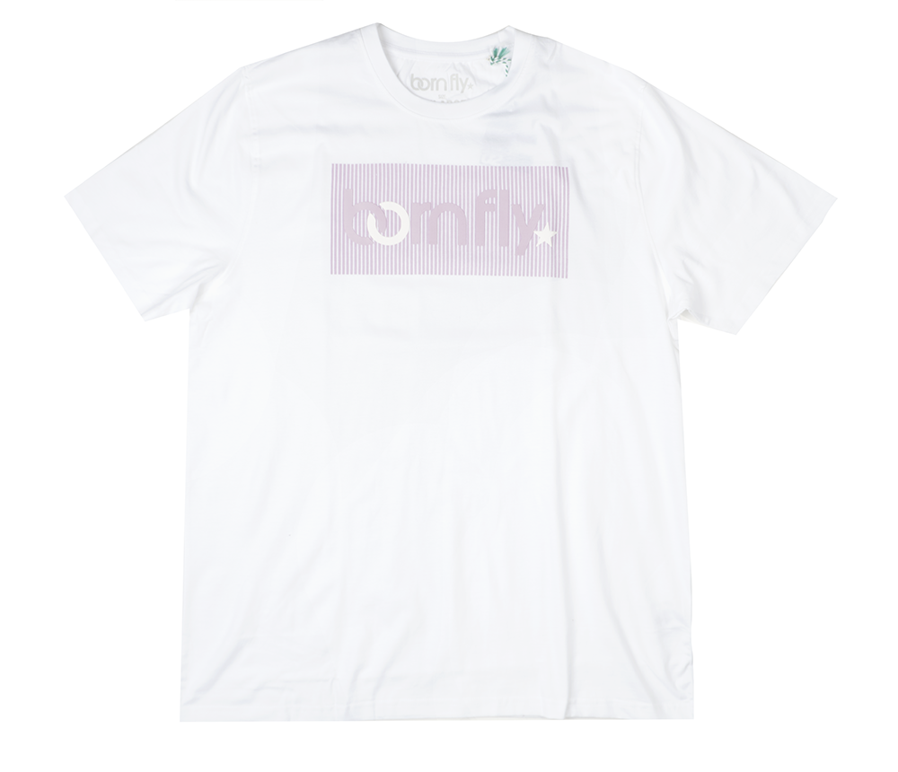 BORN FLY LOGO T-SHIRT WHITE - 2306T4841