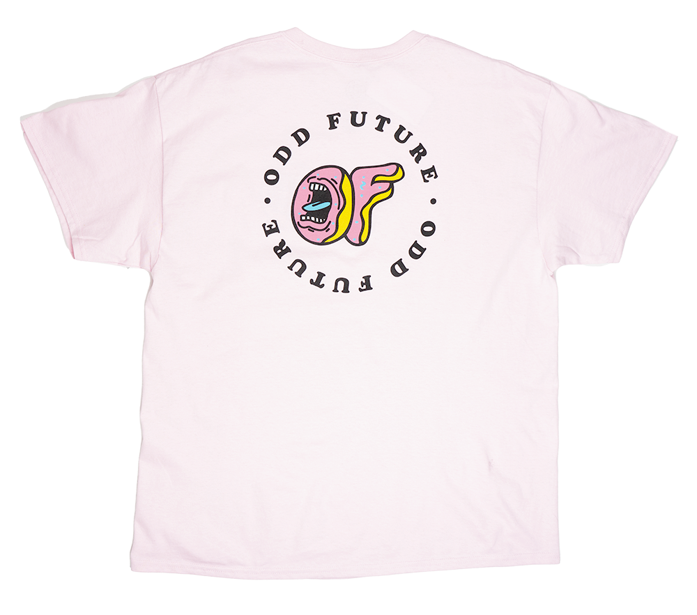 SANTA CRUZ X ODD FUTURE LOGO T SHIRT PINK
