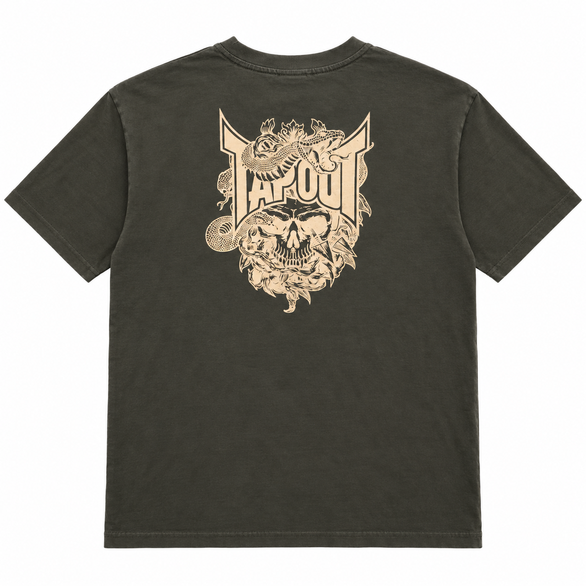 TAPOUT GRAPHIC T-SHIRT OLIVE - T251A-1023