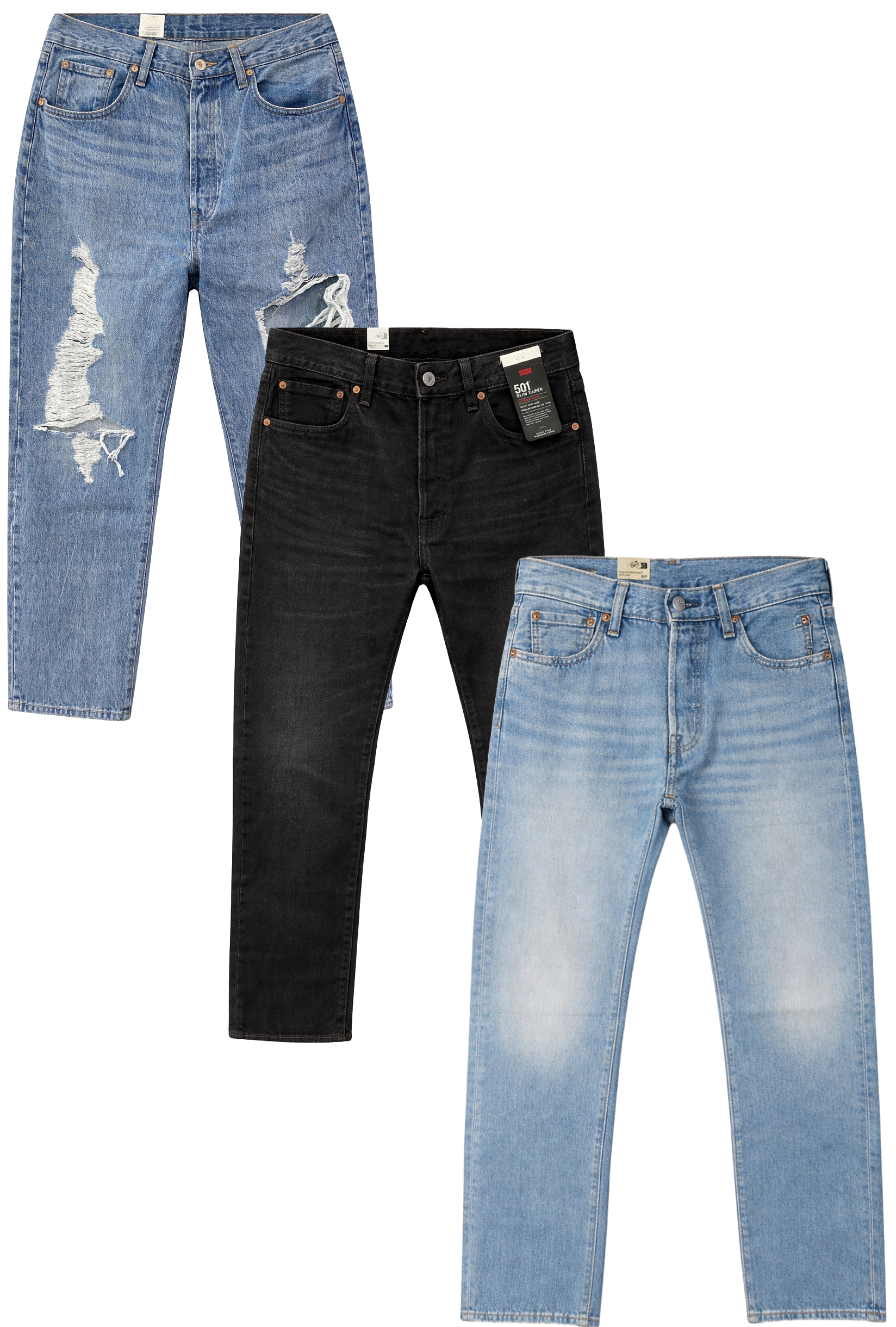 LEVIS ASSORTED 501 DENIM JEANS ASST - LVS501JNS