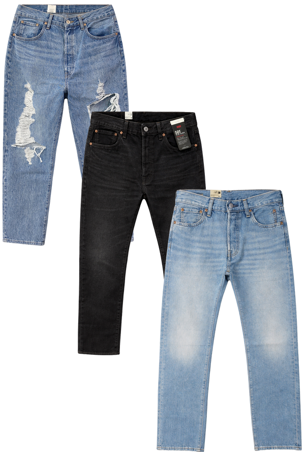 LEVIS ASSORTED 501 DENIM JEANS ASST - LVS501JNS