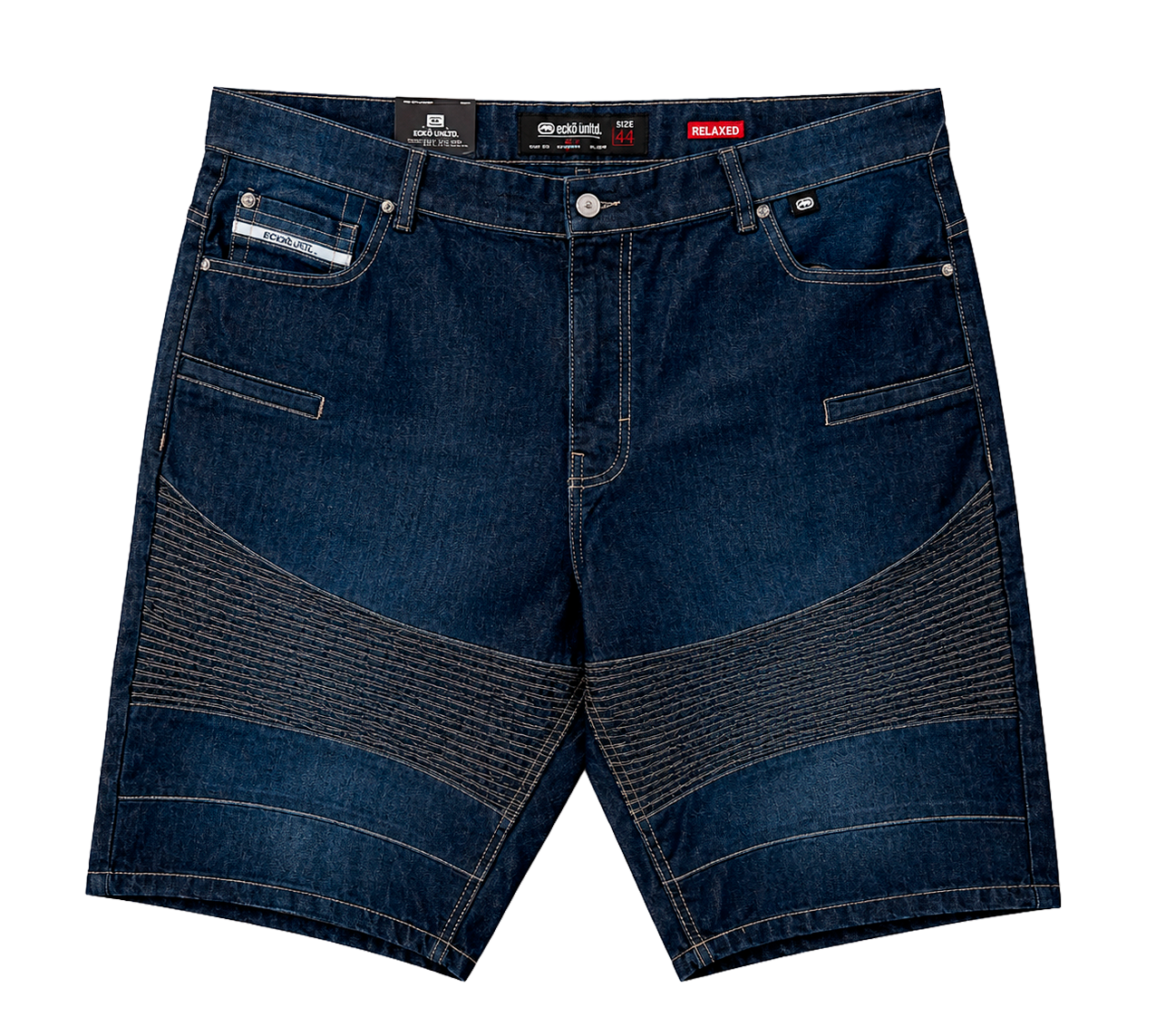 ECKO UNLTD MOTO DENIM SHORTS DIRTY DOZEN - EO12D01OM