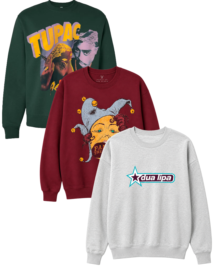 LICENSED ASSORTED GRAPHIC CREWNECK ASST - LICCRWTJS1