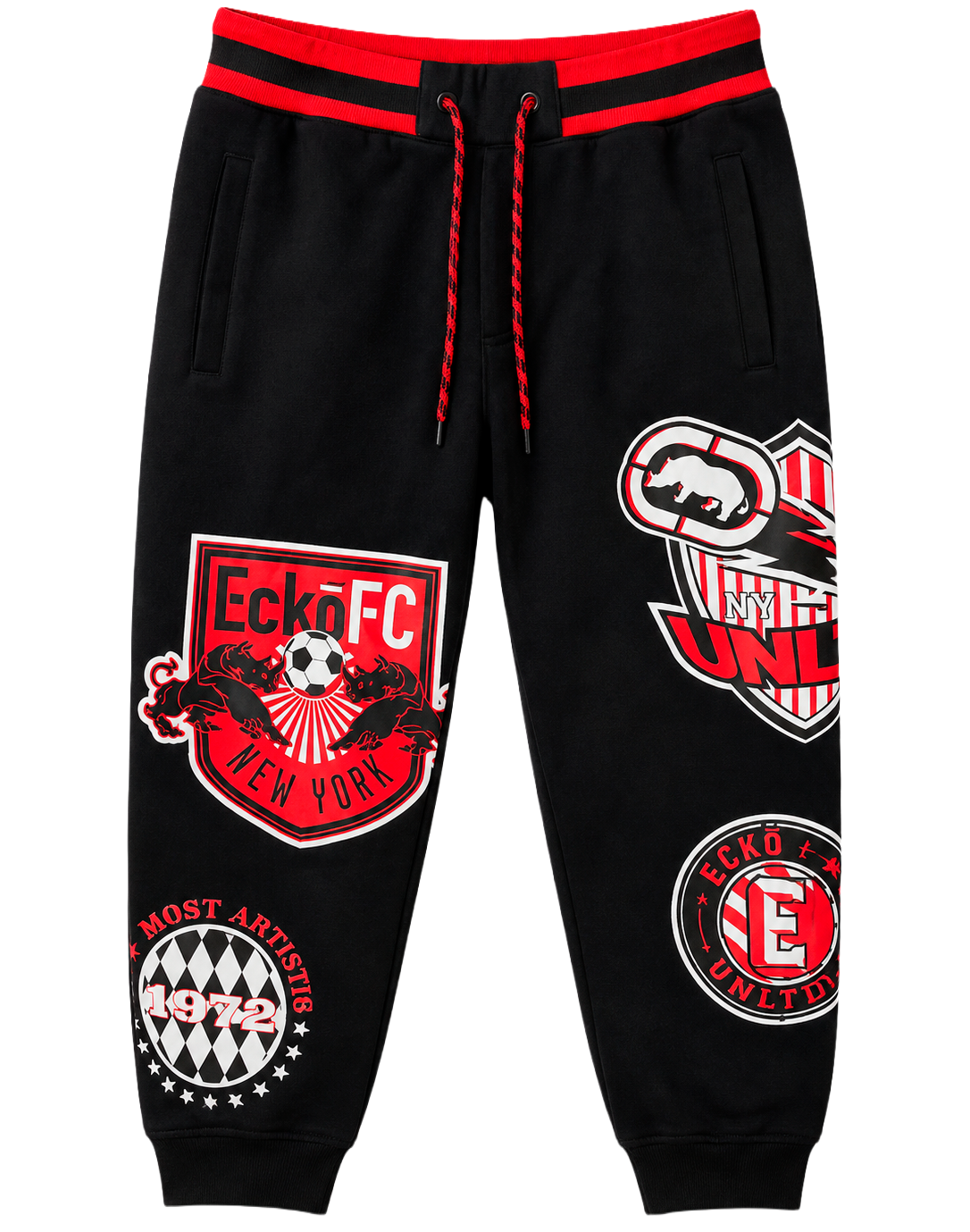 ECKO UNLTD FLEECE JOGGER PANT BLACK - EO15G1497