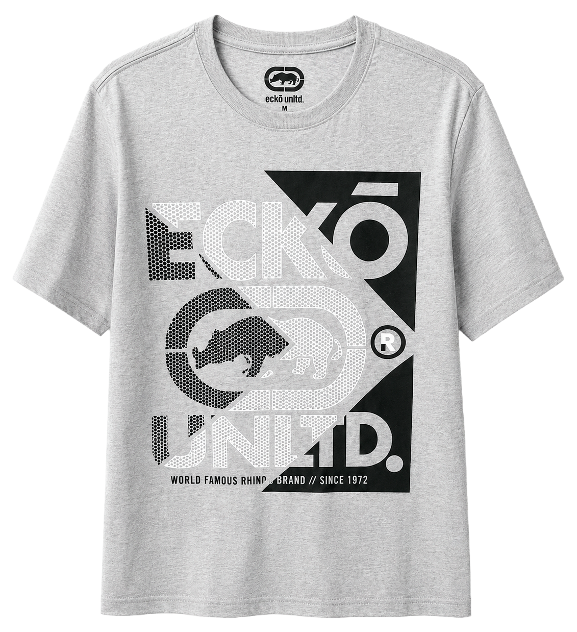 ECKO UNLTD GRAPHIC T-SHIRT H.GREY - EO33T10