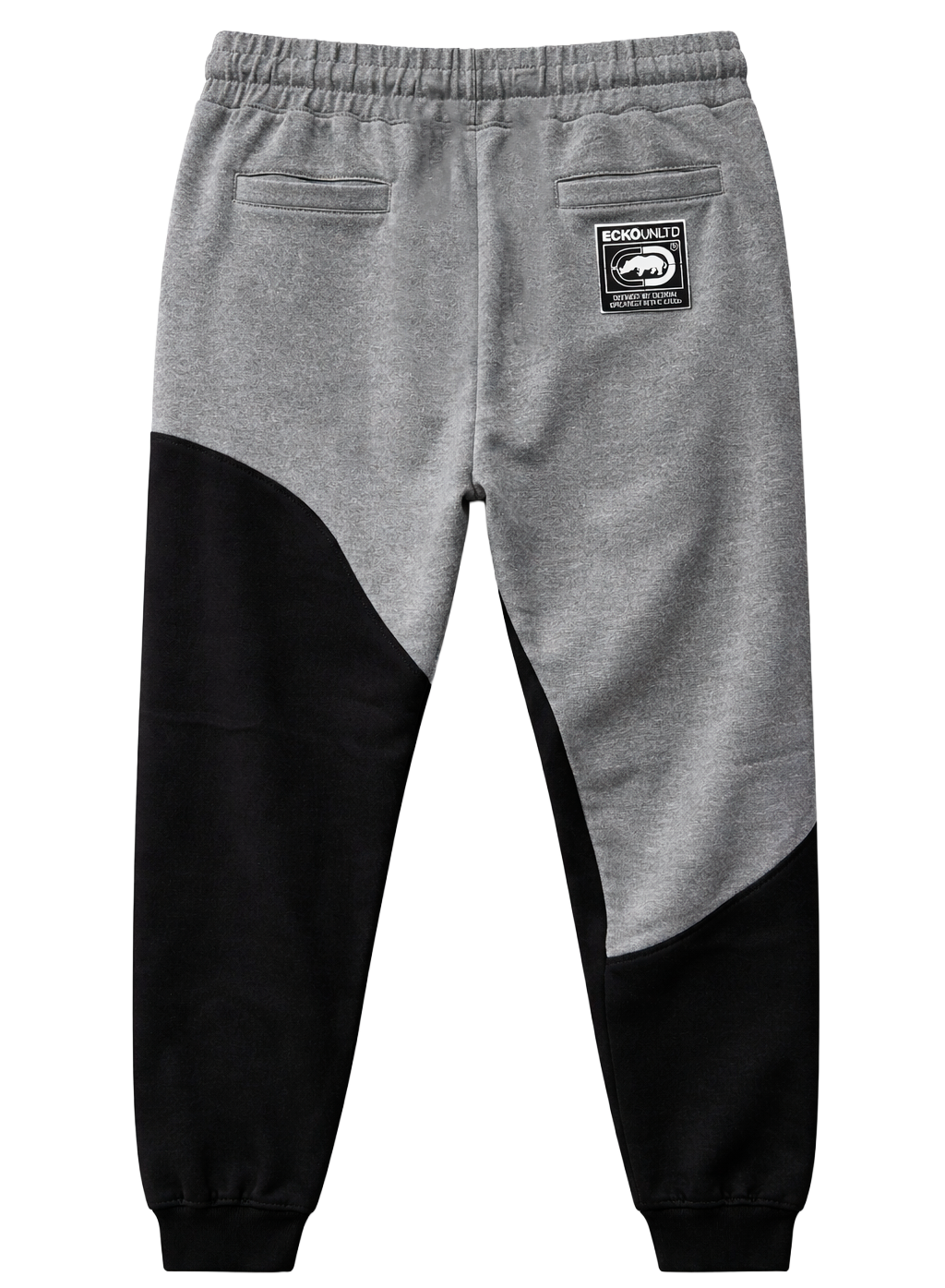 ECKO UNLTD JOGGER PANT BLACK GREY MARLED - EO14G1237B