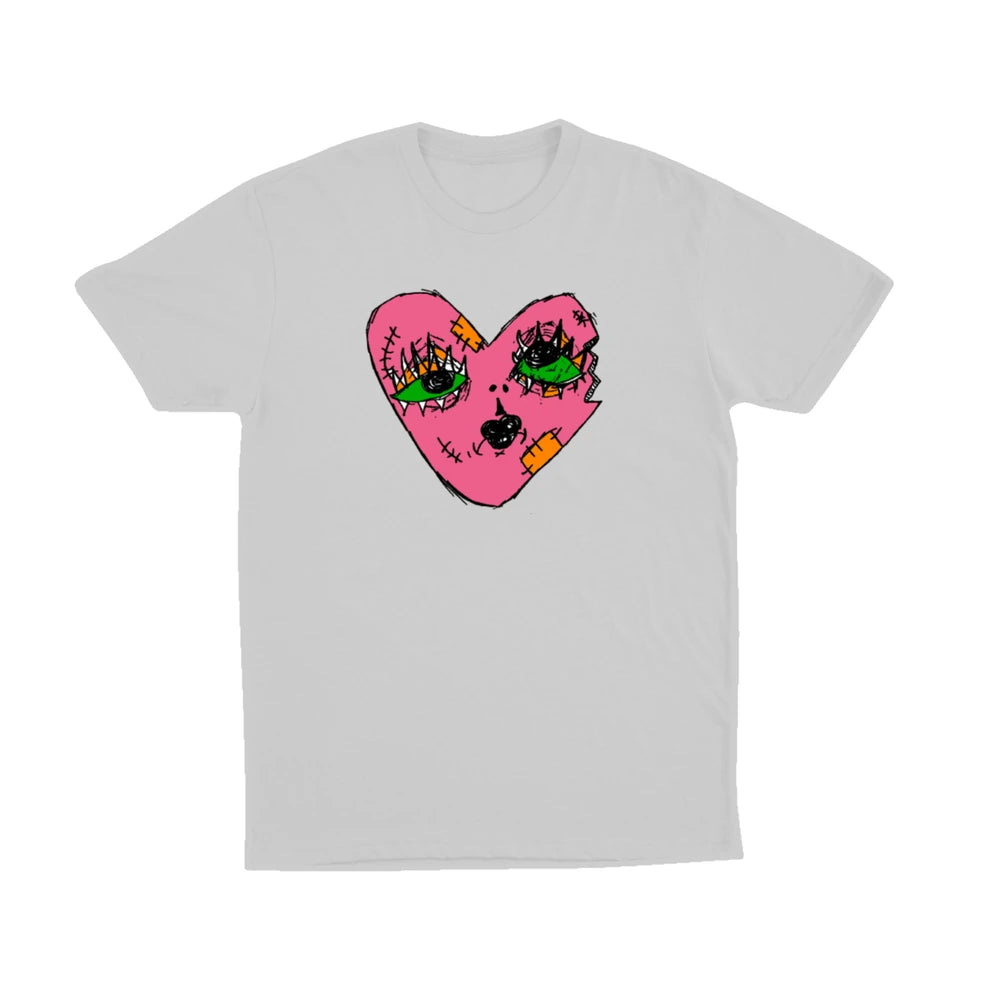 CAMILA CABELLO T-SHIRT ICE GREY - HEART