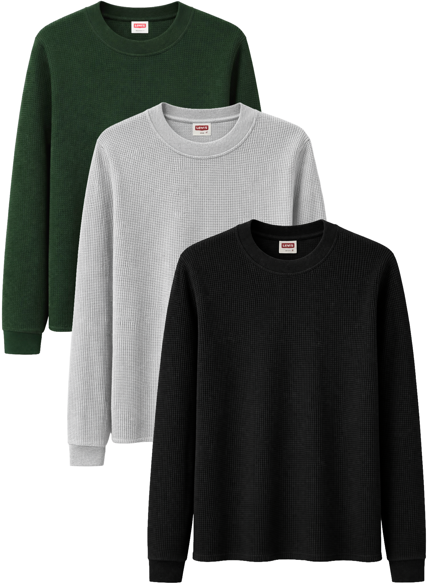 LEVIS ASSORTED L/S WAFFLE SHIRTS ASST - LVSWAFF26