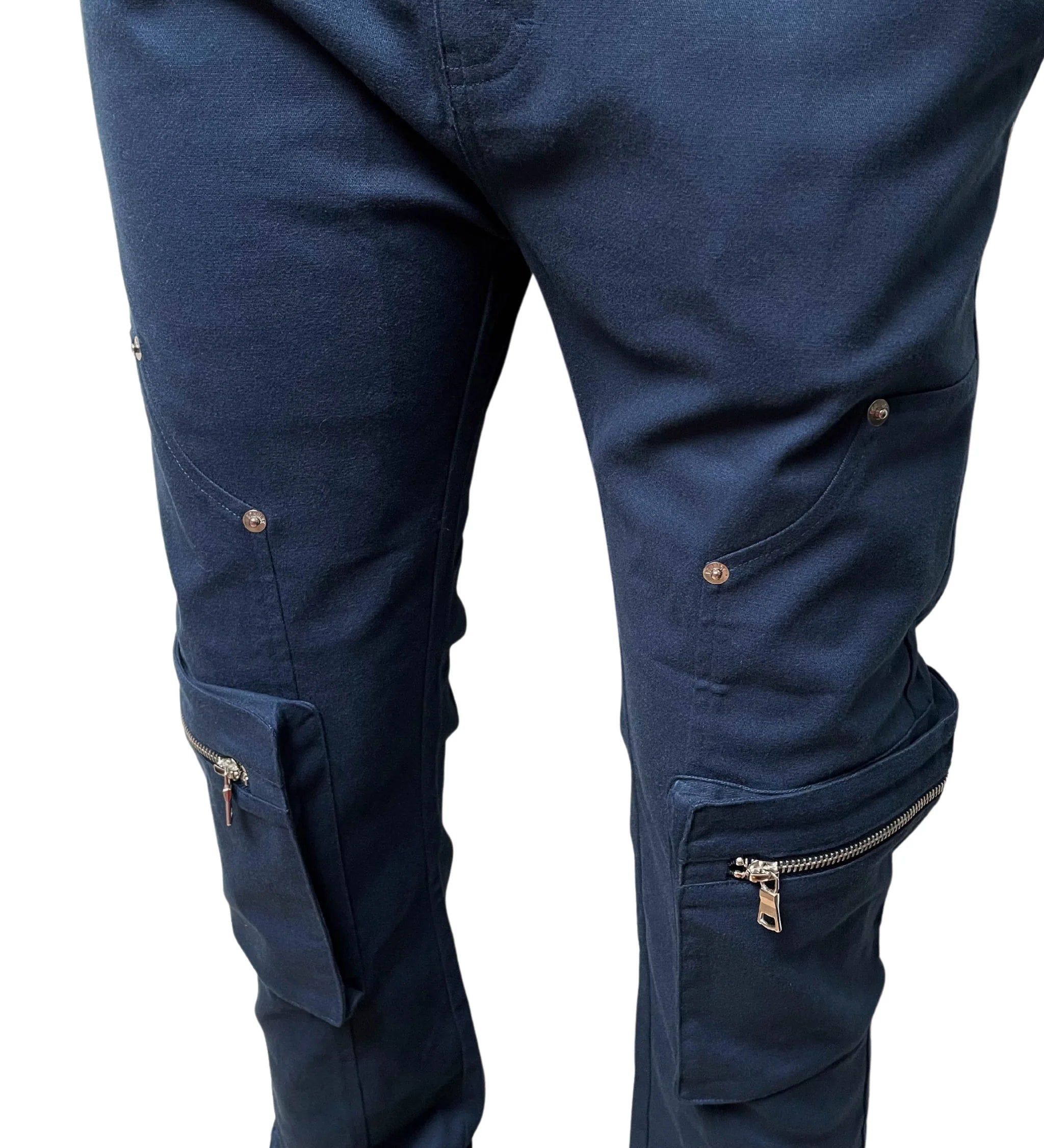 GENUINE TWILL STACK PANTS NAVY - GN159