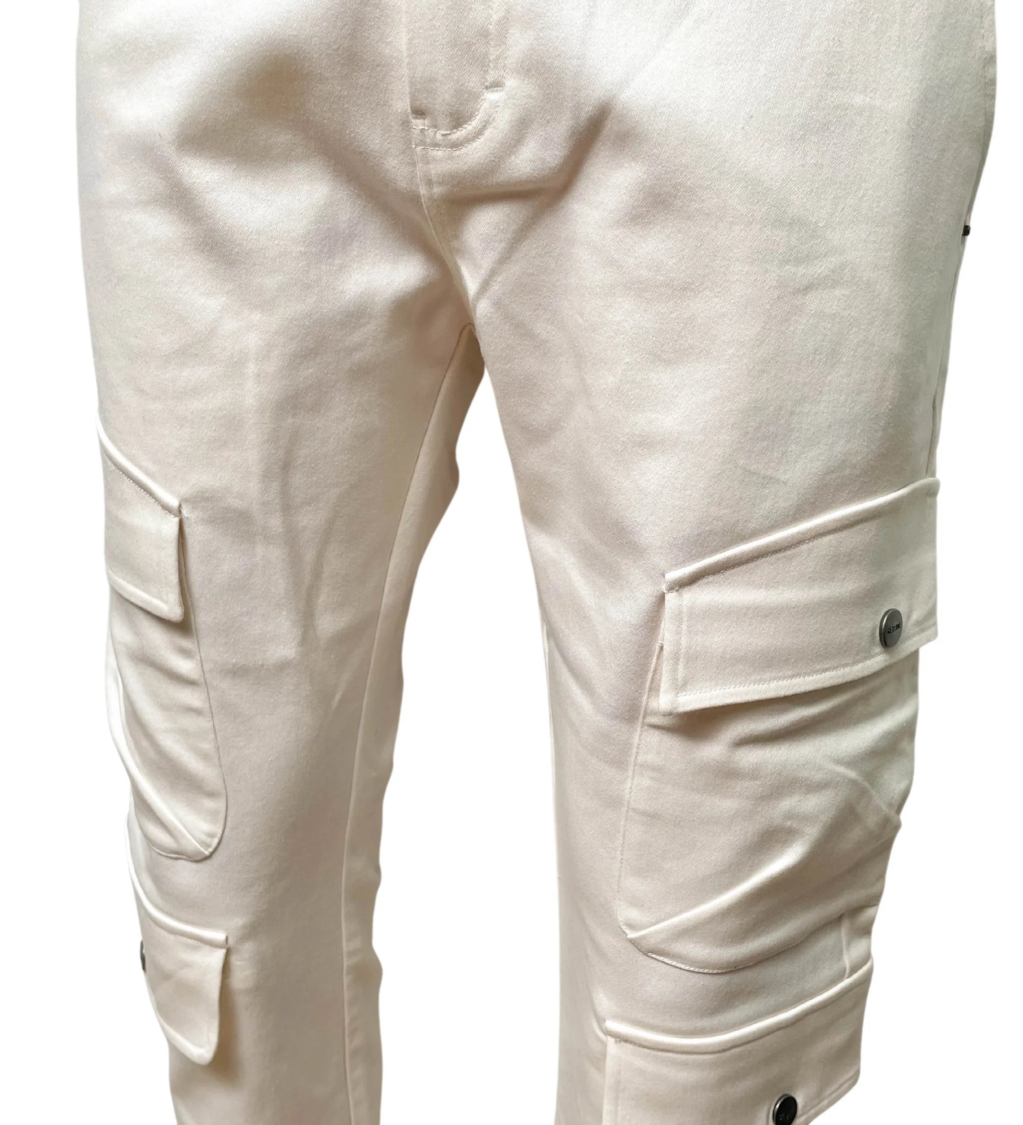 GENUINE TWILL STACK PANTS CREAM - GN165