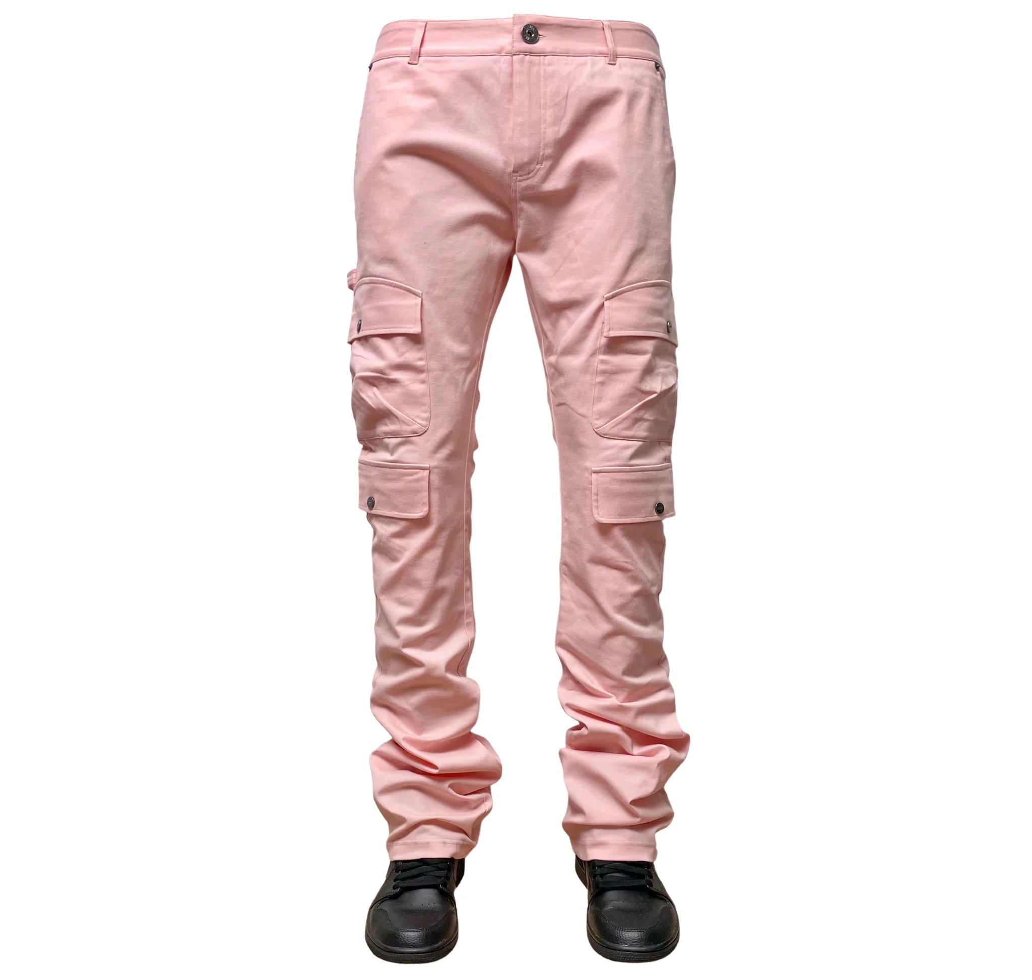 GENUINE TWILL STACK PANTS PINK - GN165