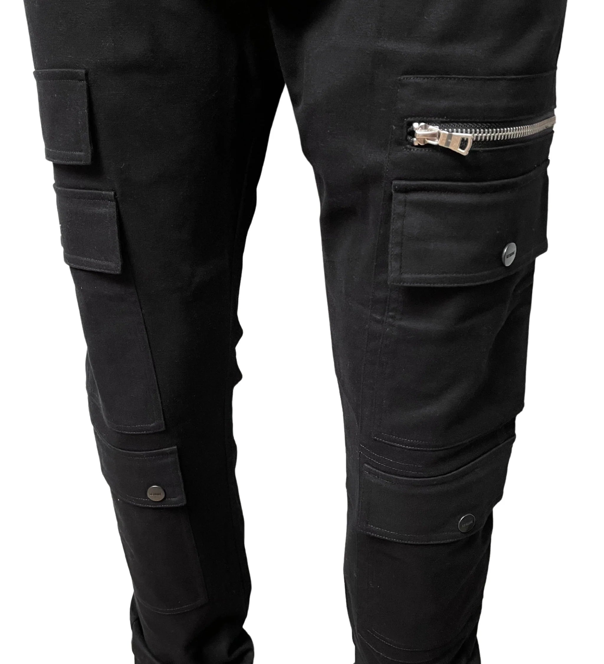 GENUINE TWILL STACK PANTS BLACK - GN166