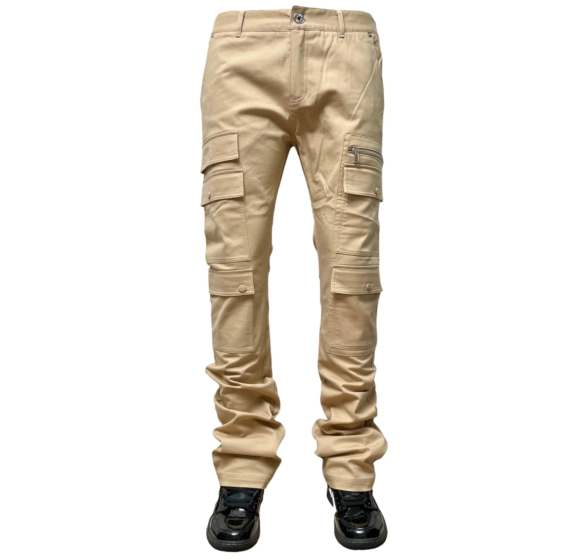 GENUINE TWILL STACK PANTS LATTE - GN166