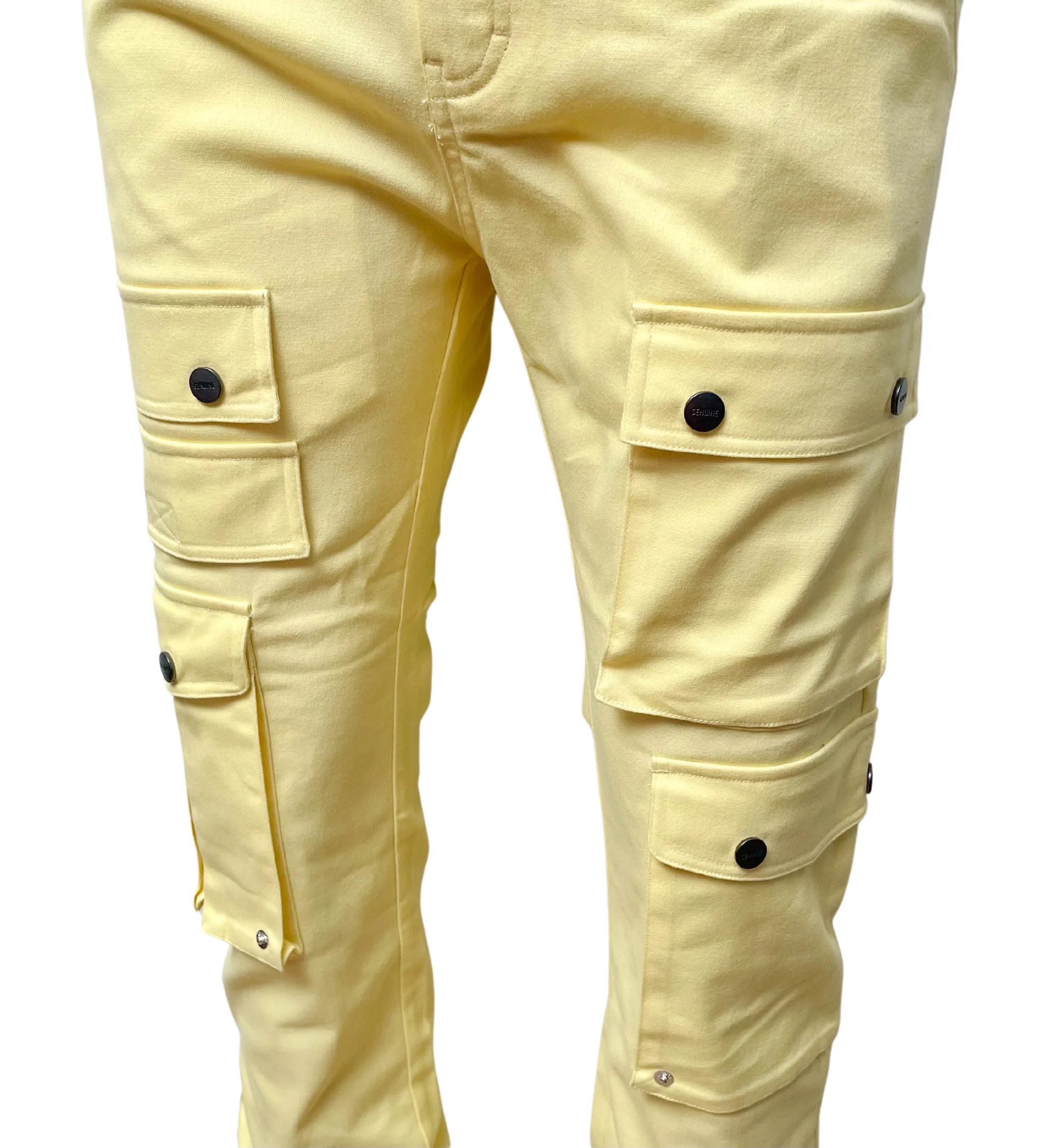 GENUINE TWILL STACK PANTS LIGHT YELLOW - GN167