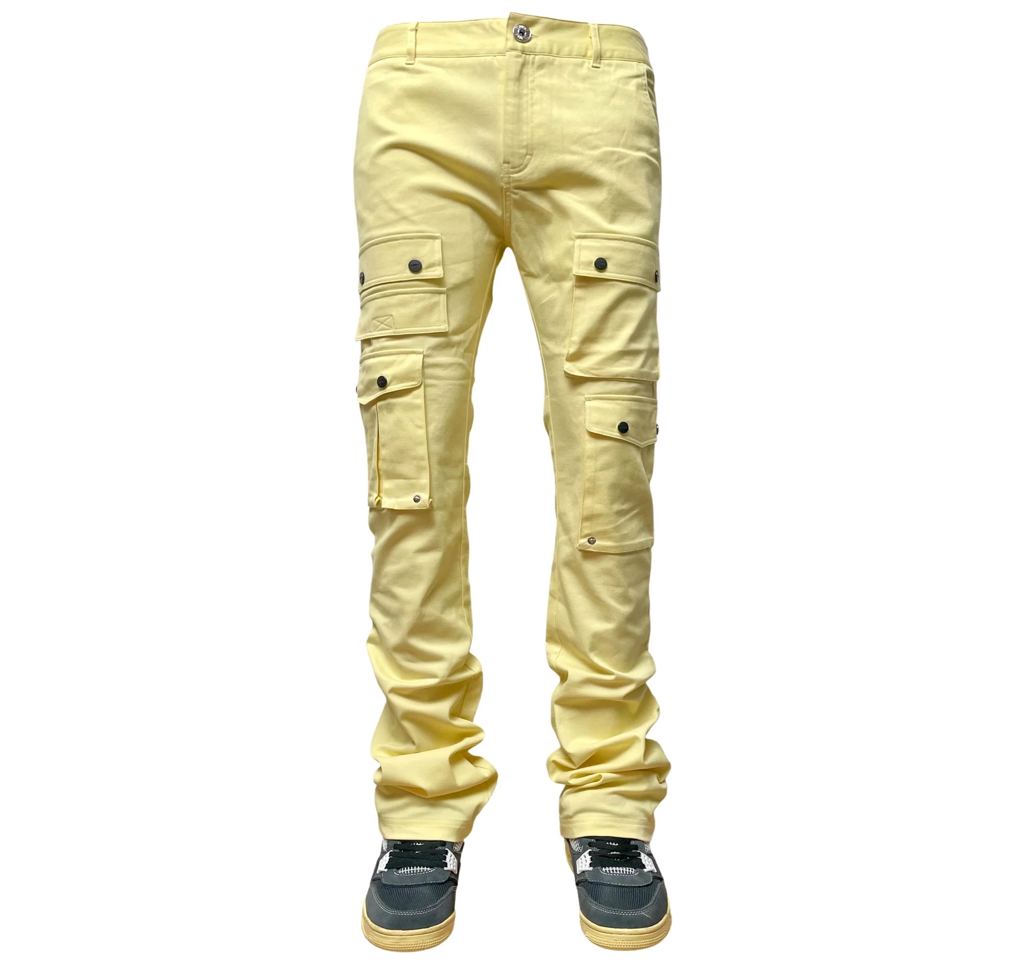GENUINE TWILL STACK PANTS LIGHT YELLOW - GN167