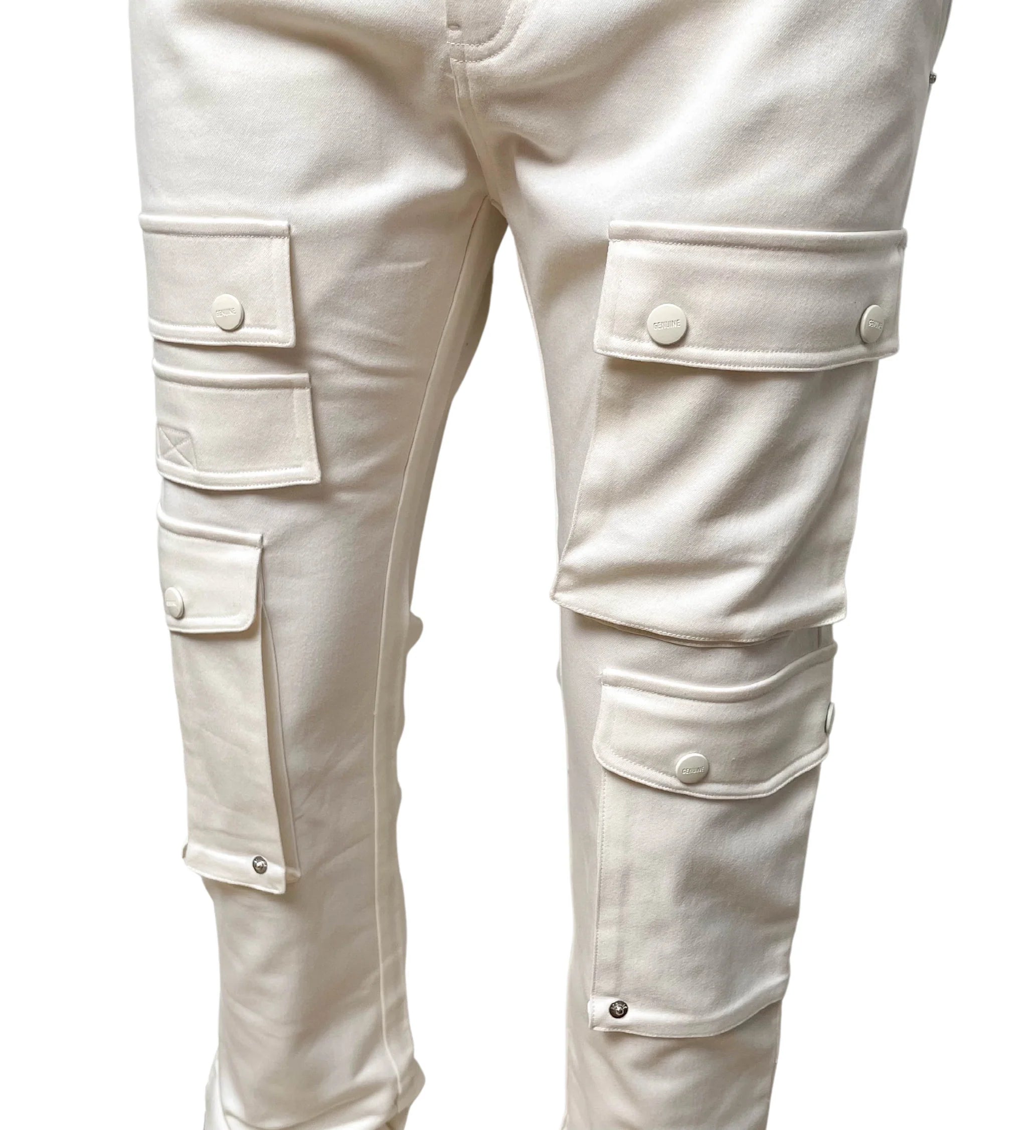 GENUINE TWILL STACK PANTS OFF WHITE - GN167