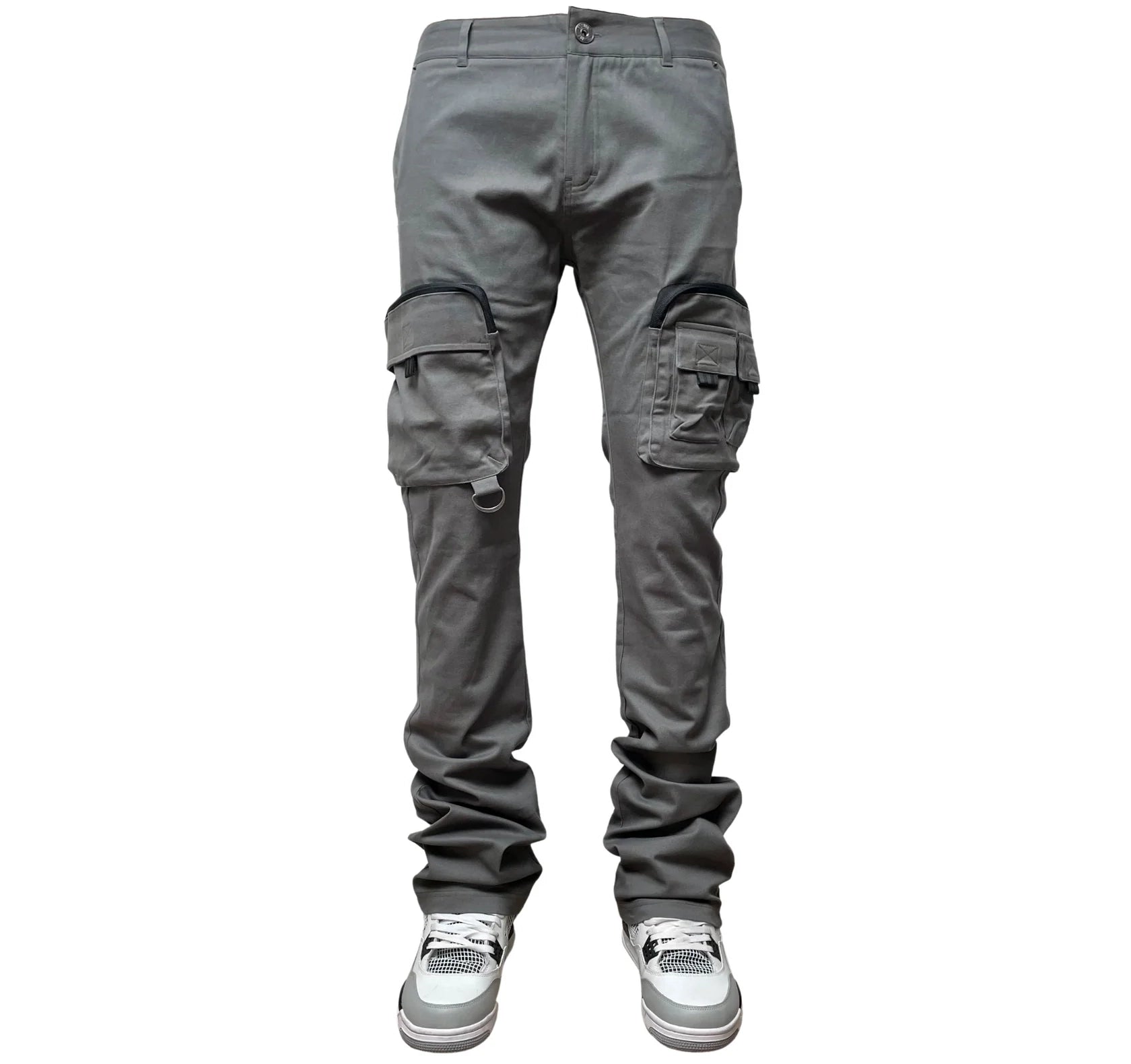 GENUINE TWILL STACK PANTS CHARCOAL - GGN3212