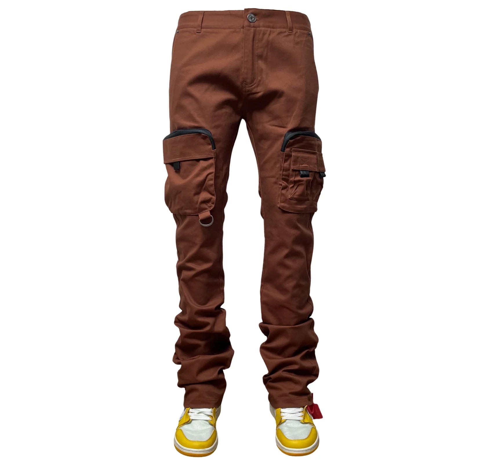 GENUINE TWILL STACK PANTS BROWN - GGN3212