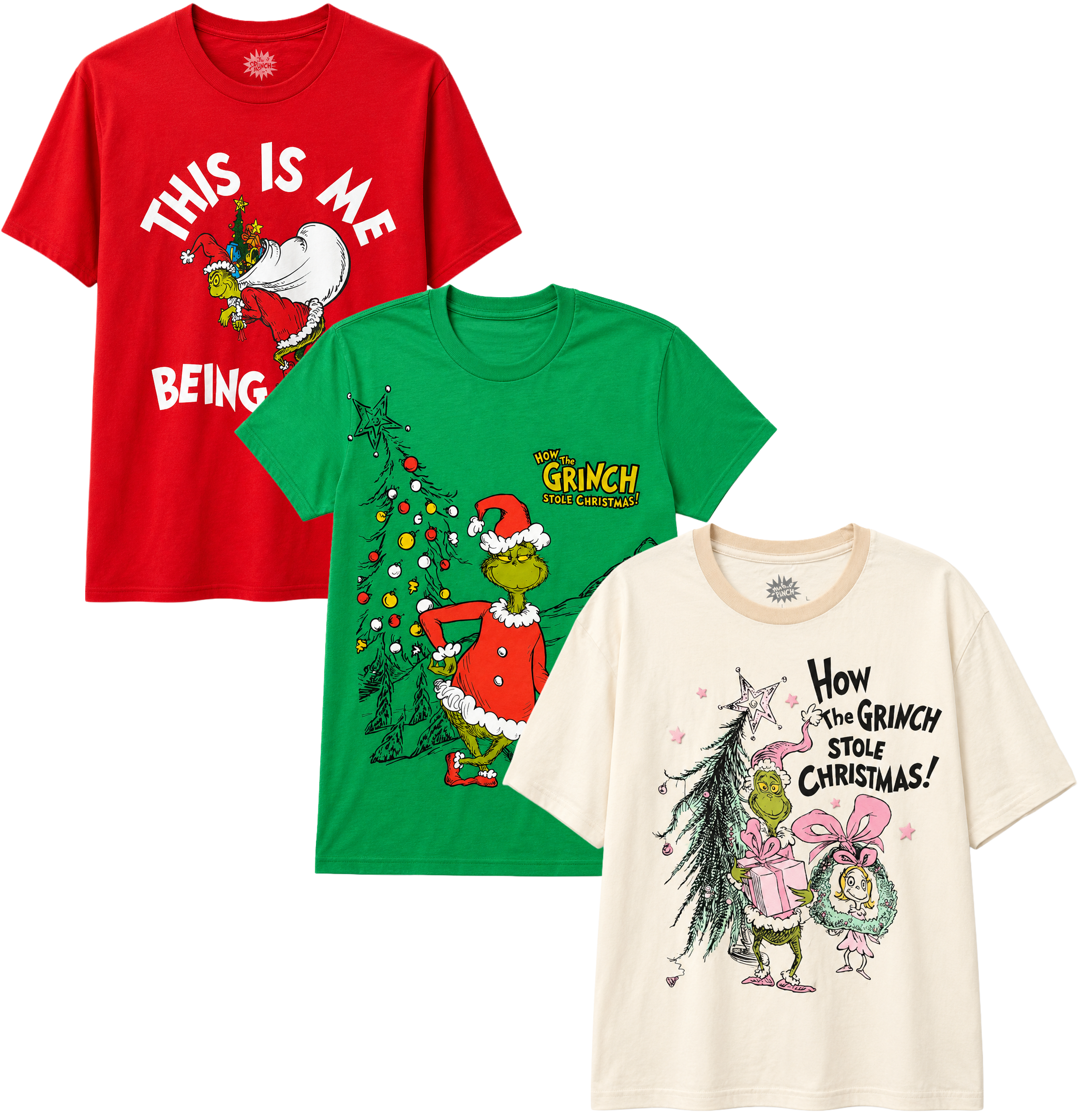 LICENSED ASSORTED DR SEUSS T-SHIRTS (IR) ASST - GRINCH