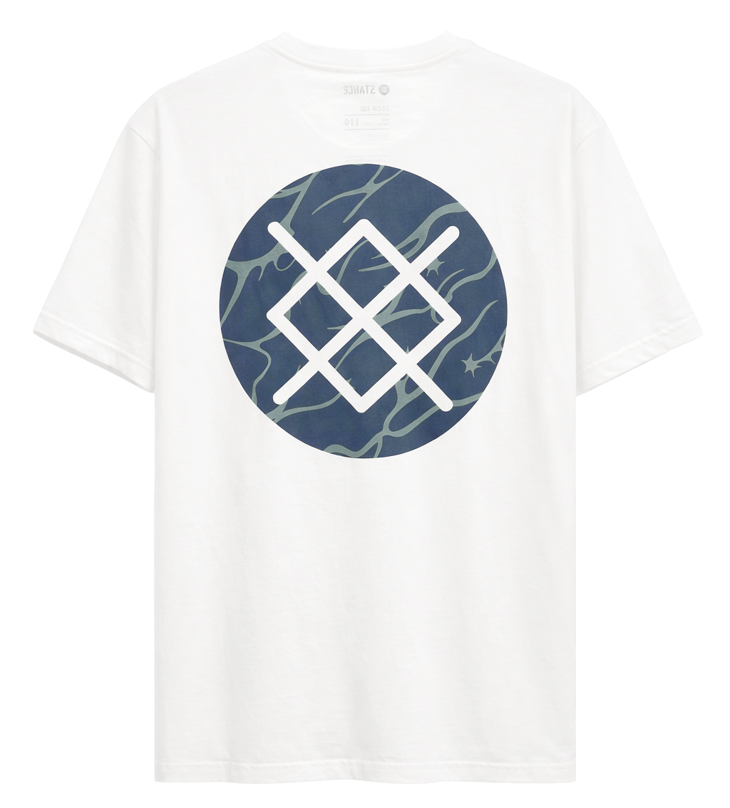 STANCE BADGE T-SHIRT WHITE - A3SS1C25BA