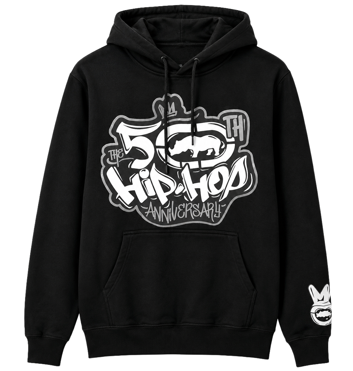 ECKO UNLTD FLEECE HOODIE BLACK - EH14H1113