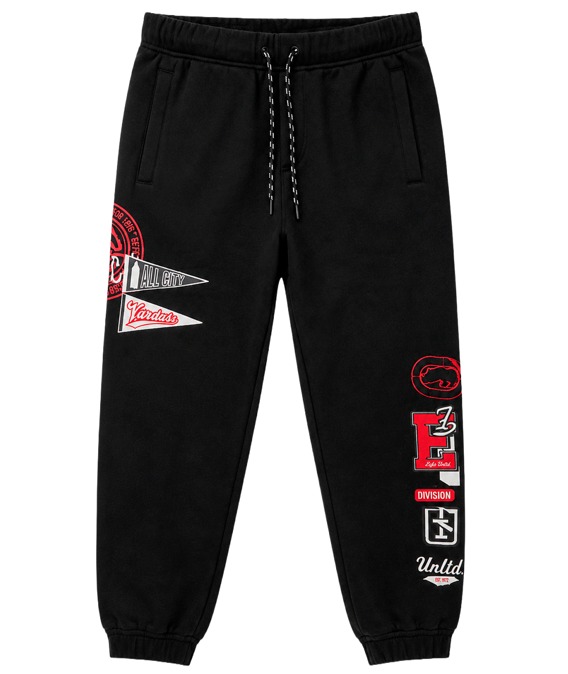 ECKO UNLTD FLEECE JOGGER PANT BLACK - EO15G1443