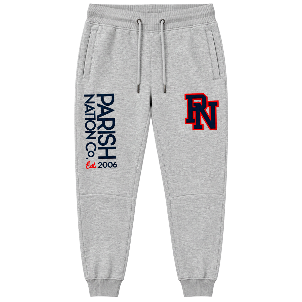 PARISH NATION GRAPHIC JOGGER PANTS HTR GREY - N05B2561