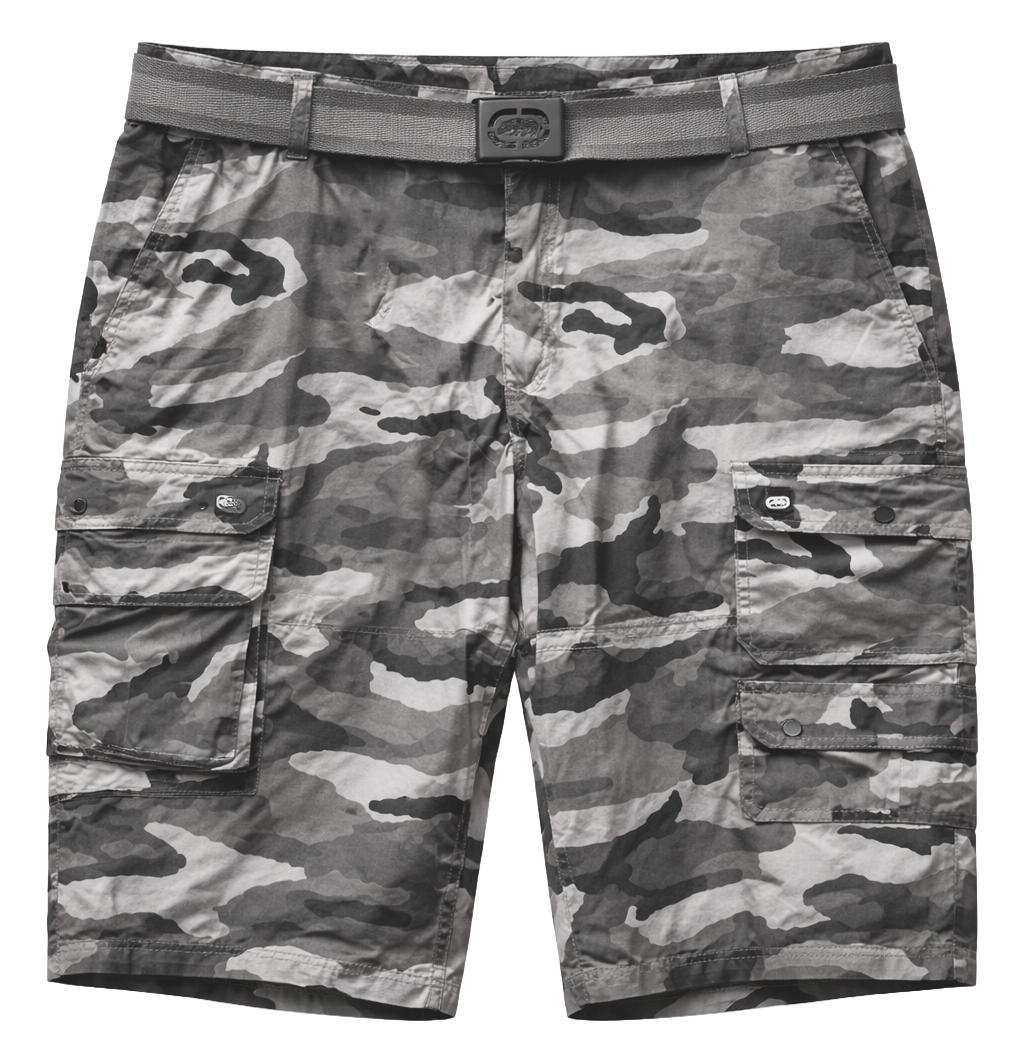 ECKO UNLTD BELTED CARGO SHORTS STREET CAMO - EO10S11OM