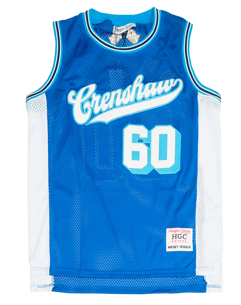 HEADGEAR CRENSHAW NIPSEY BASKETBALL JERSEY BLUE/SKY BLUE - HGA065-BJ-06