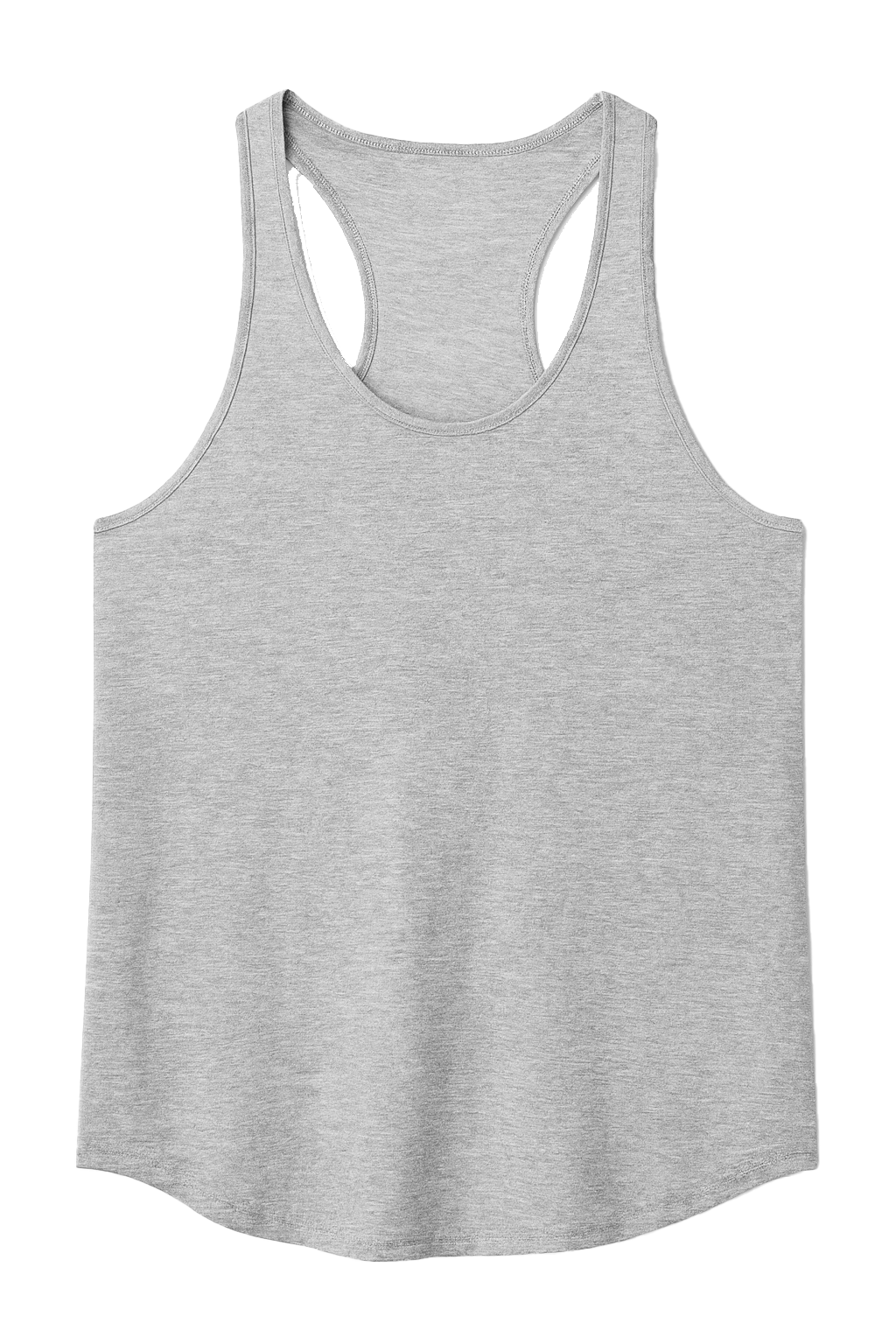 WOMENS BLANK RAZOR BACK TANK TOP HTR GREY - HNFBLNKTNK