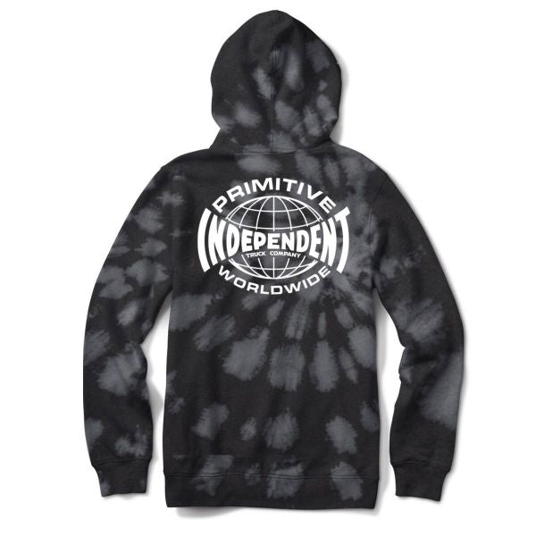 PRIMITIVE X INDEPENDENT GLOBAL WASHED HOODIE - PAPSU2233
