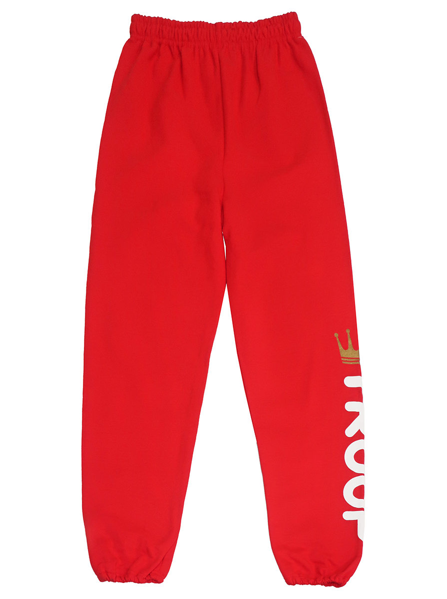 TROOP WORLD SWEATPANT JOGGERS RED - TP173509