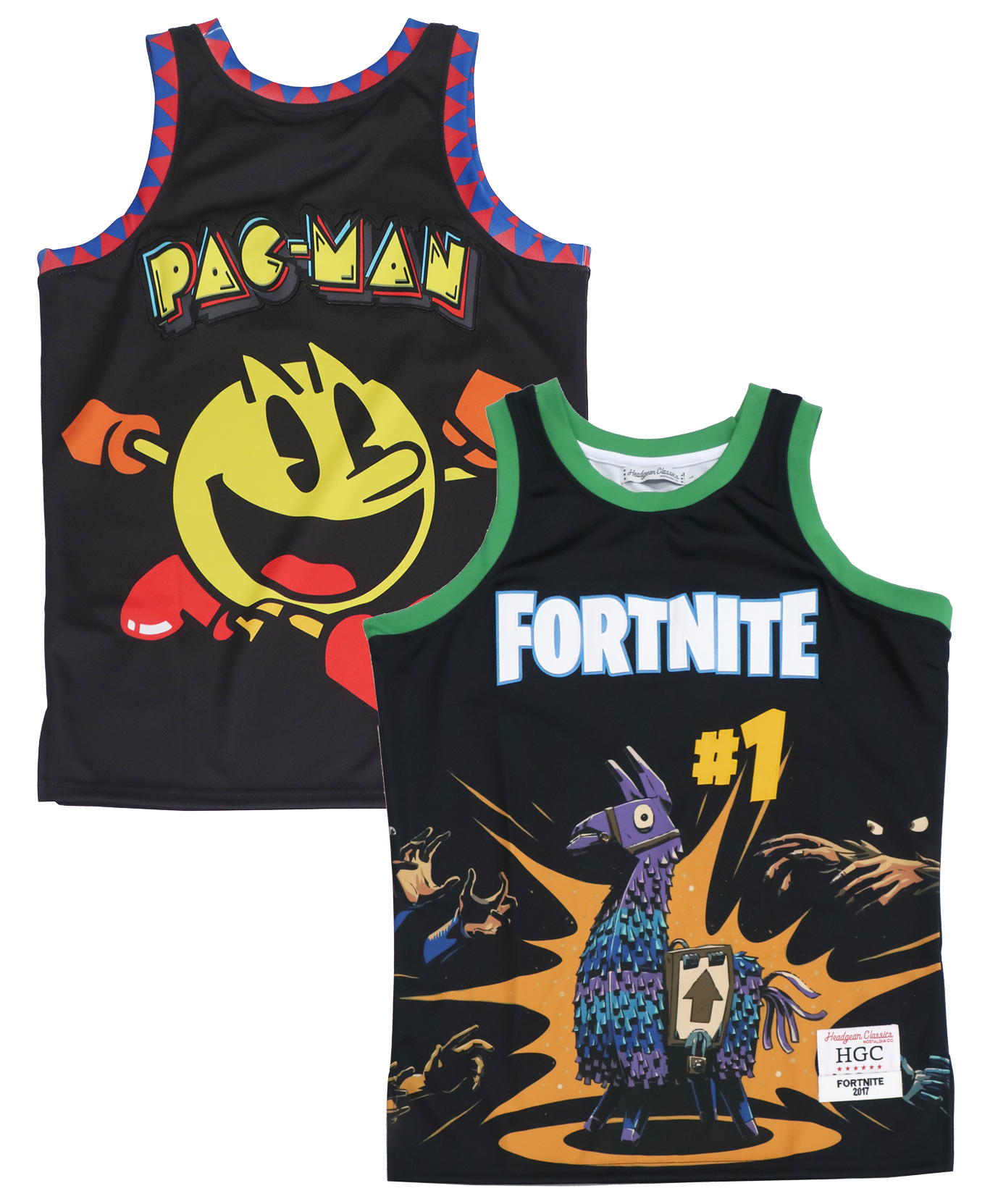 HEADGEAR VIDEO GAMES ASSORTED BASKETBALL JERSEY ASST - HGC-YBBJ-VDG