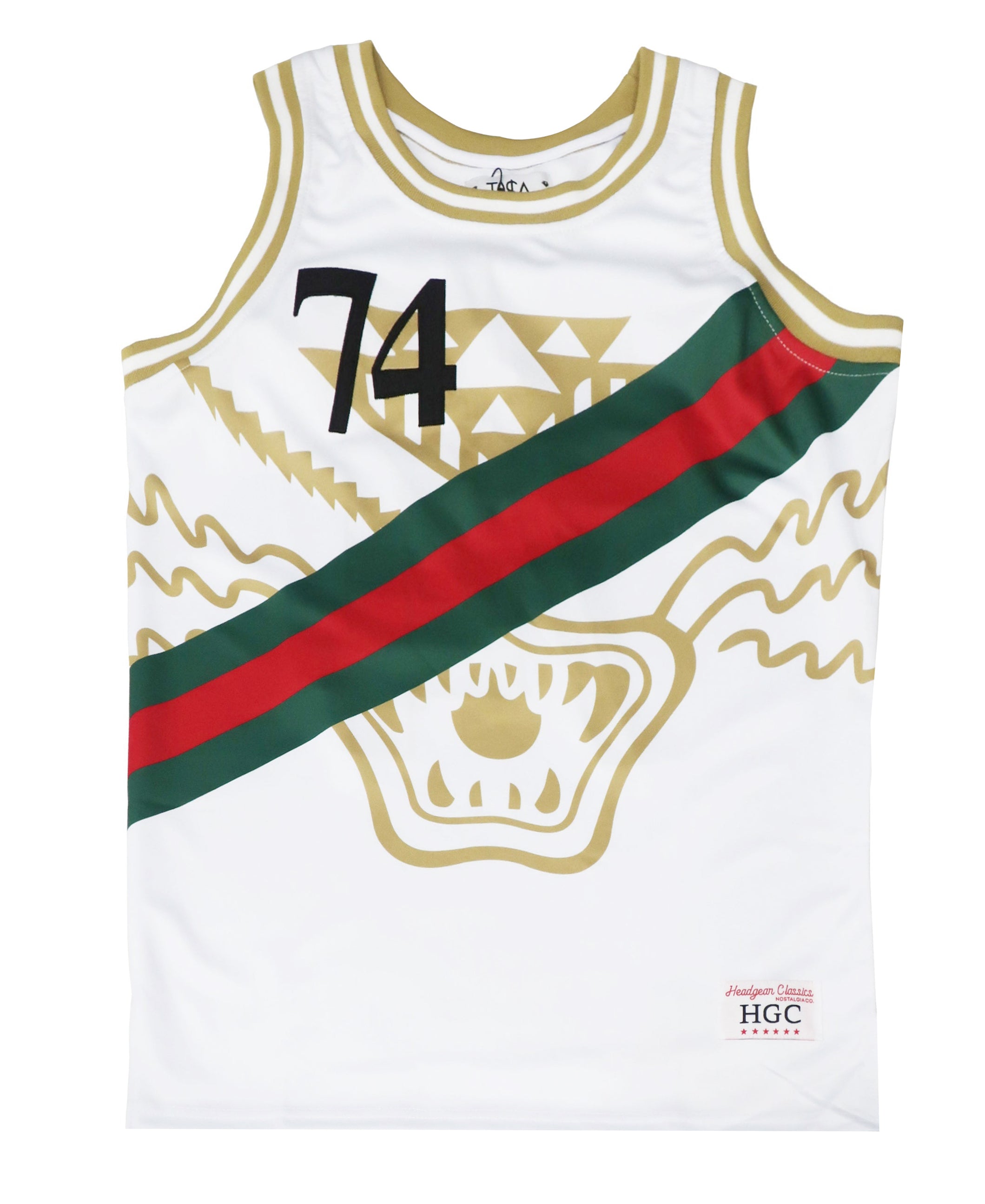 HEADGEAR TISA BASKETBALL JERSEY WHITE - TISA01-BBJ-05